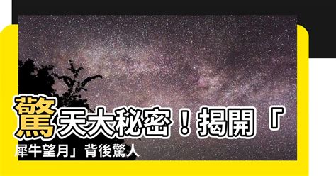 犀牛望月 意思|犀牛望月:解釋,出處,用法,示例,典故,